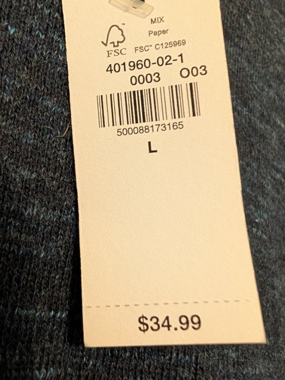 Old Navy Navy Sweater Size L NWT - Picture 3 of 6